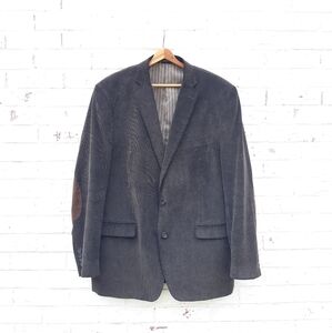 Chaps Corduroy Sport Coat Brown Elbow Patch